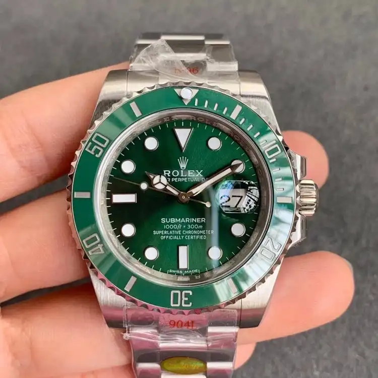 Rolex Submariner 116610LN Klon 40mm — Zifferblatt-Nahaufnahme