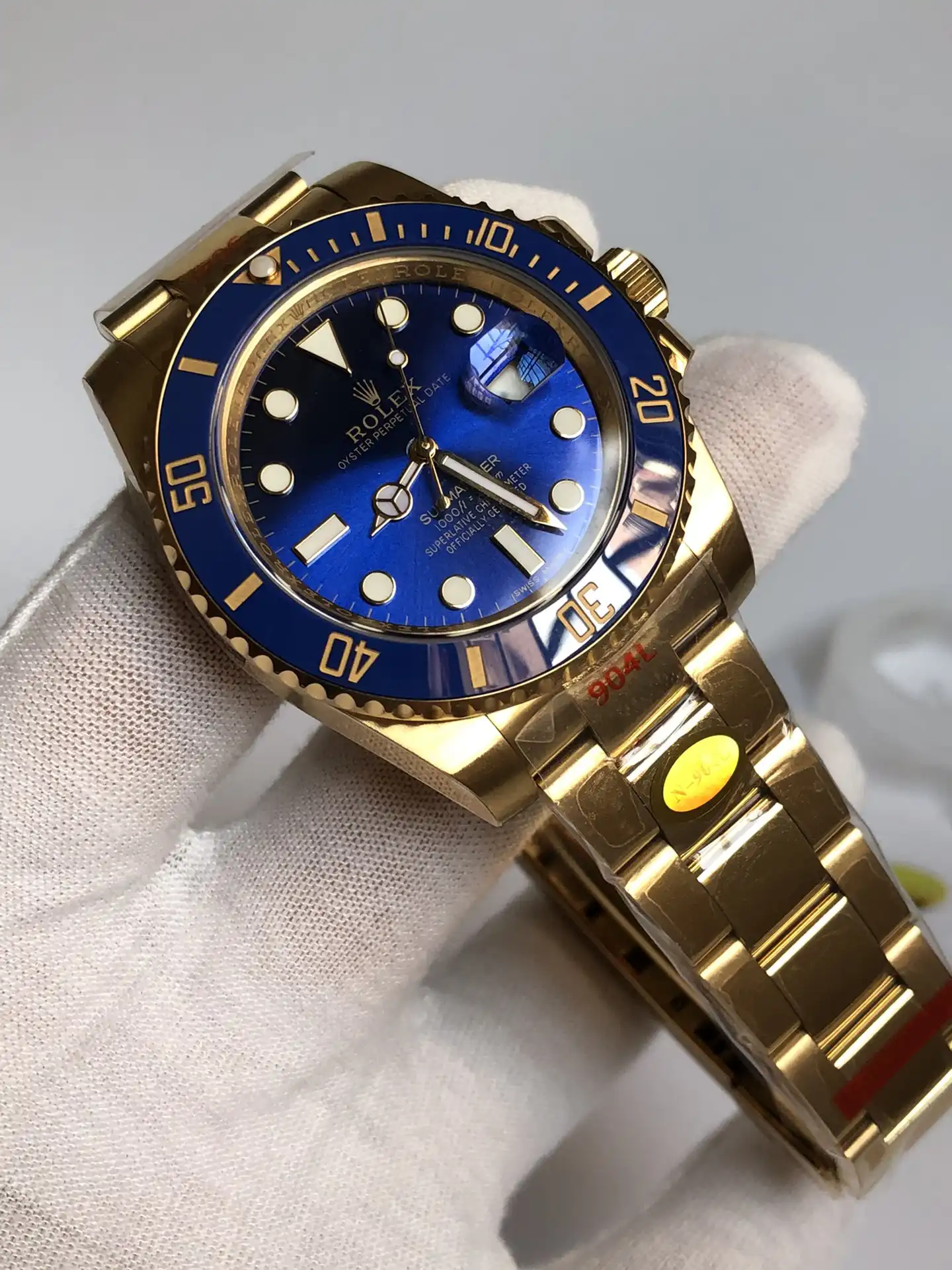 Rolex Submariner 116610LN Super Clone Replica 40mm — Handgelenksaufnahme