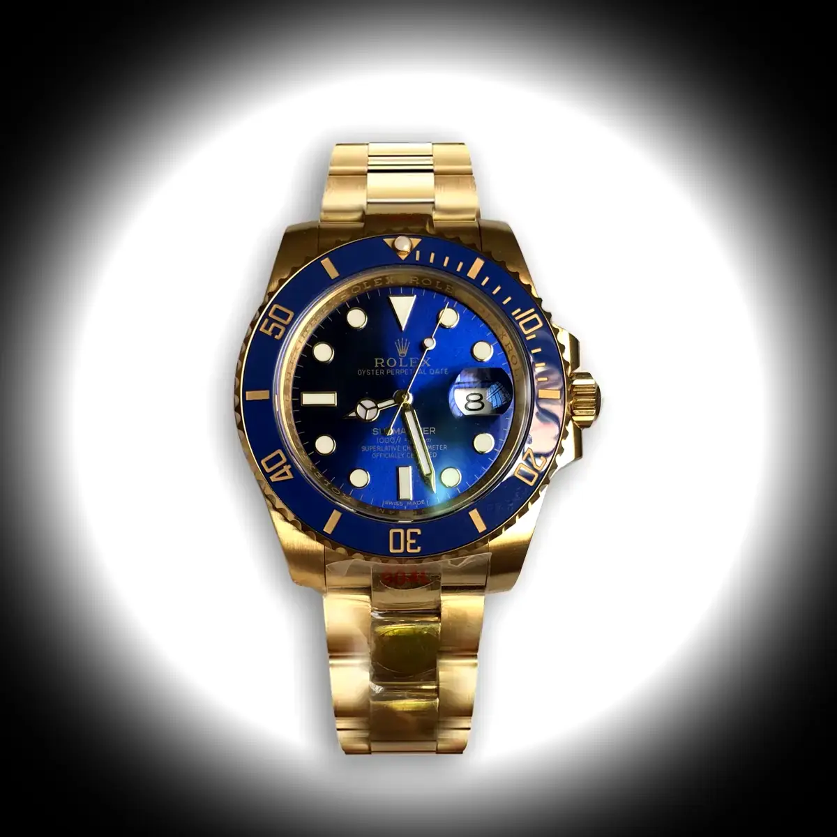 Submariner SUB 116610 Gold Series Blaues Zifferblatt Uhr