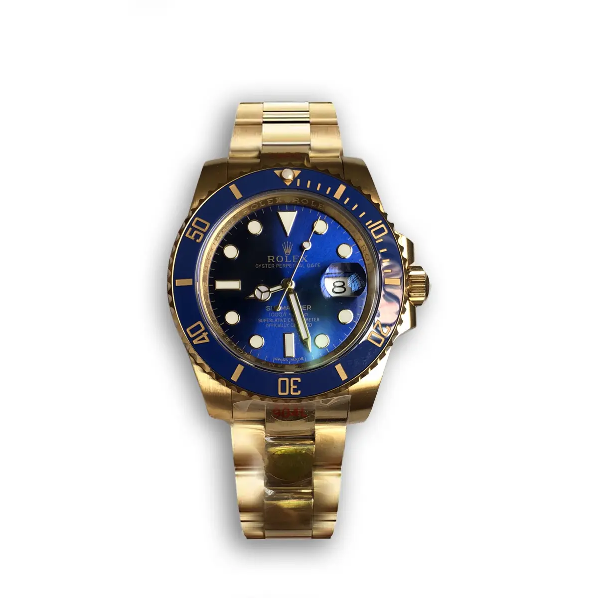 Submariner SUB 116610 Gold Series Blaues Zifferblatt Uhr