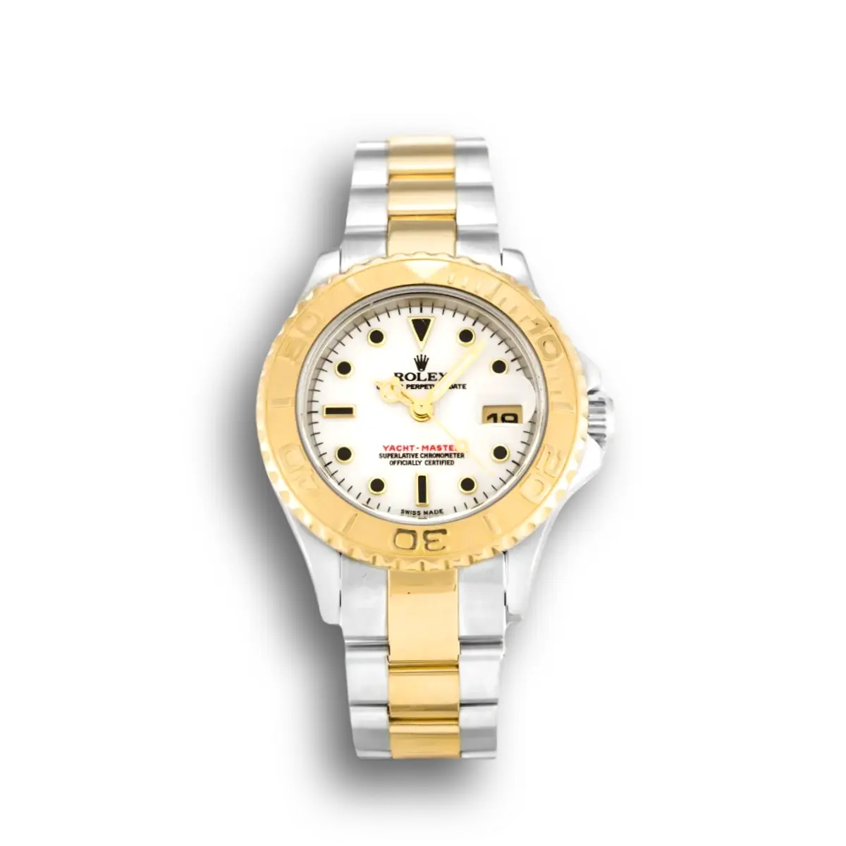 Rolex Yacht-Master 35mm Weiß Zifferblatt 169623