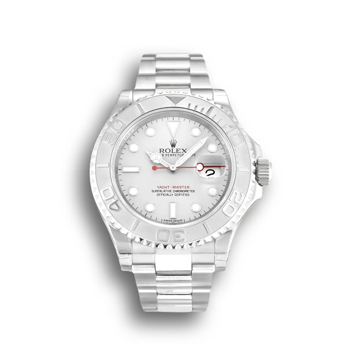 Rolex Yacht-Master 40mm Silber Zifferblatt 116622