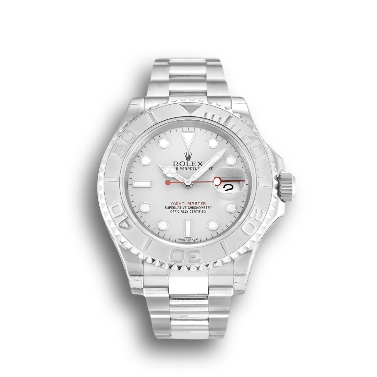 Rolex Yacht-Master 40mm Silber Zifferblatt 116622