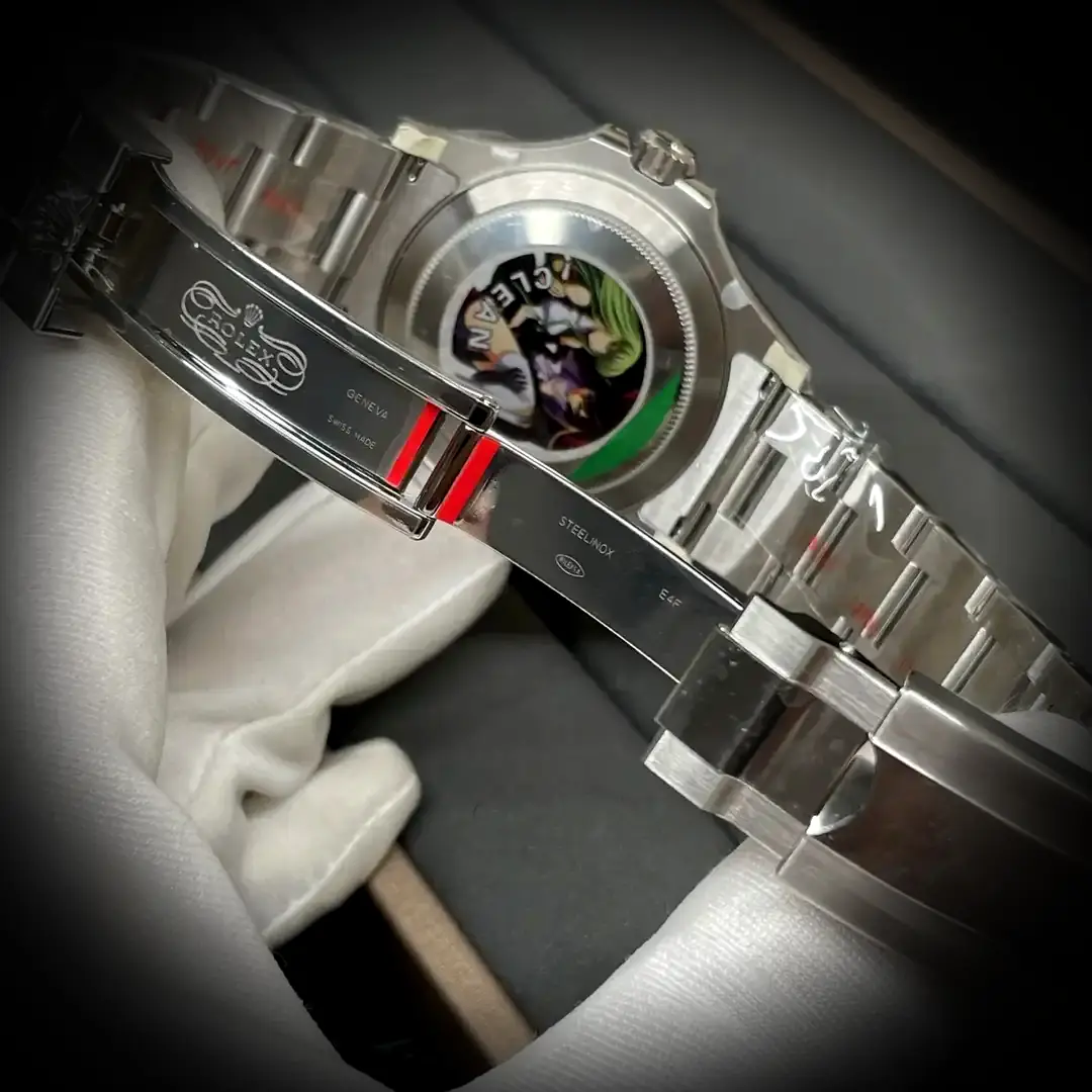 Yacht-Master SC016833 1:1 Super Clone Zifferblatt in rhodium — Schrägansicht