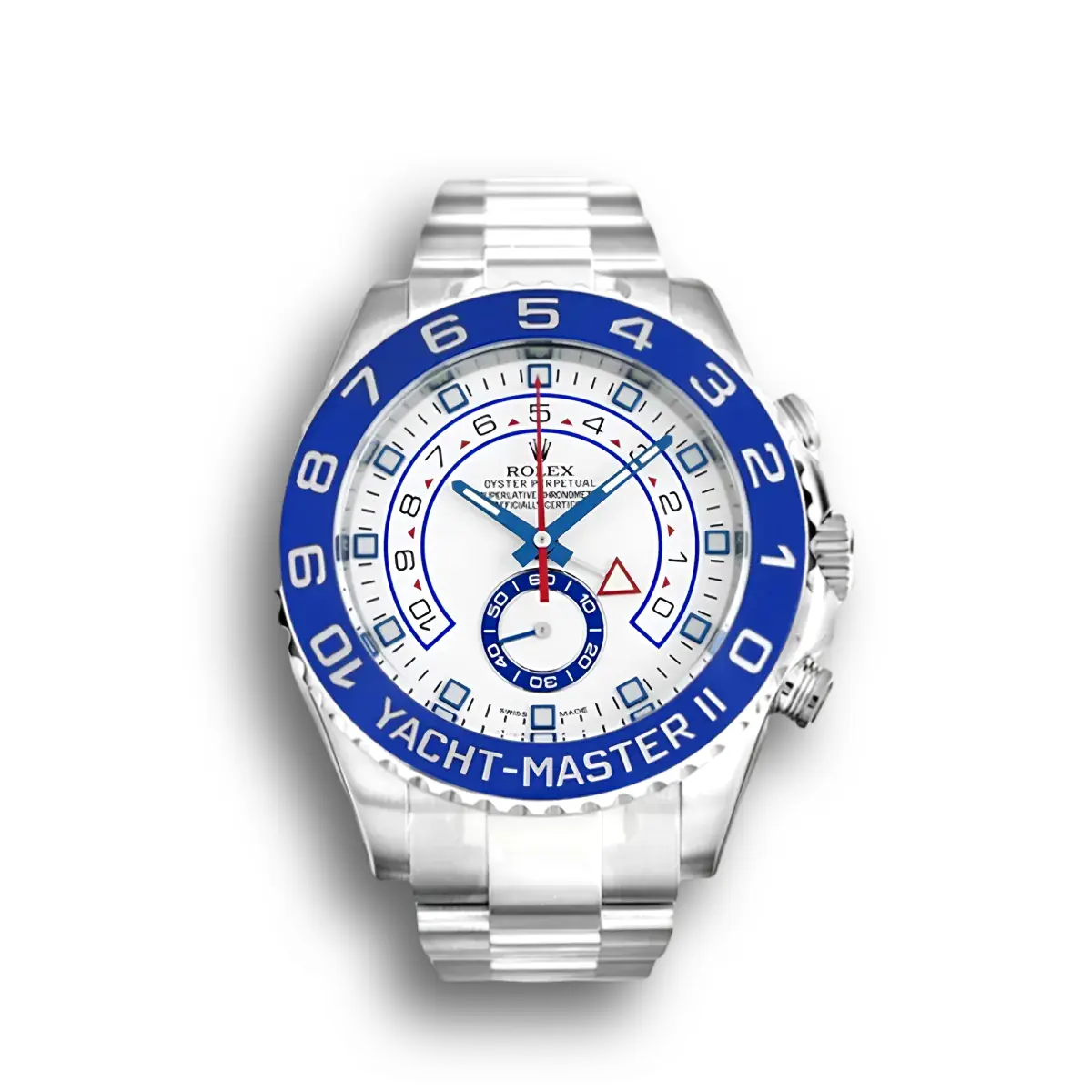 Rolex Yacht-Master 44mm Weiß Zifferblatt 116680