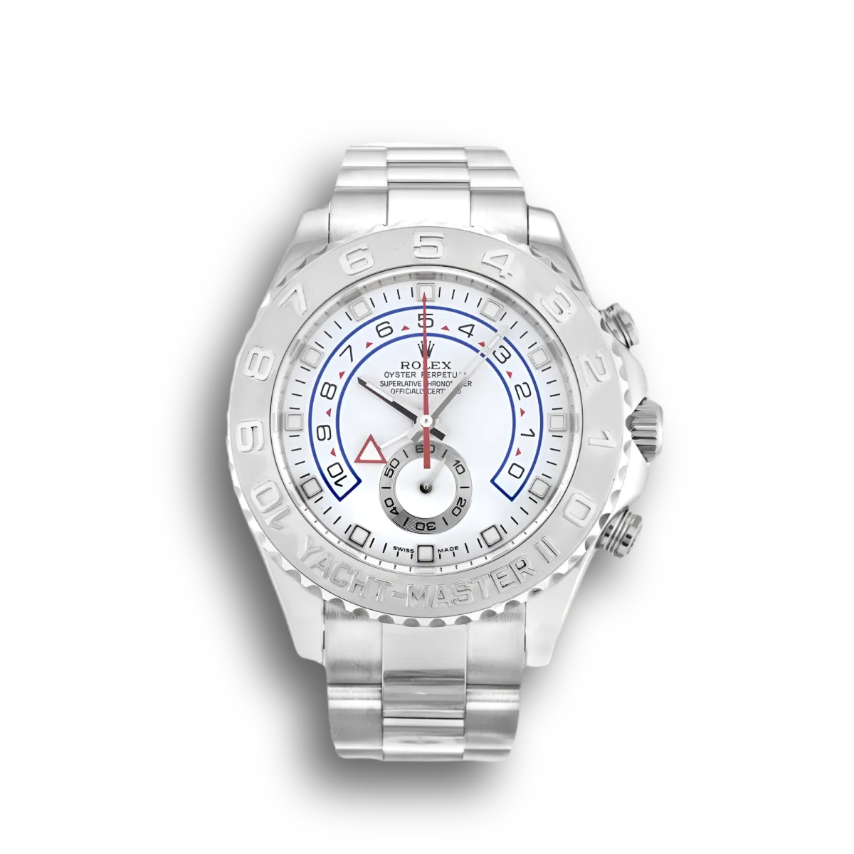 Rolex Yacht-Master 44mm Weiß Zifferblatt 116689