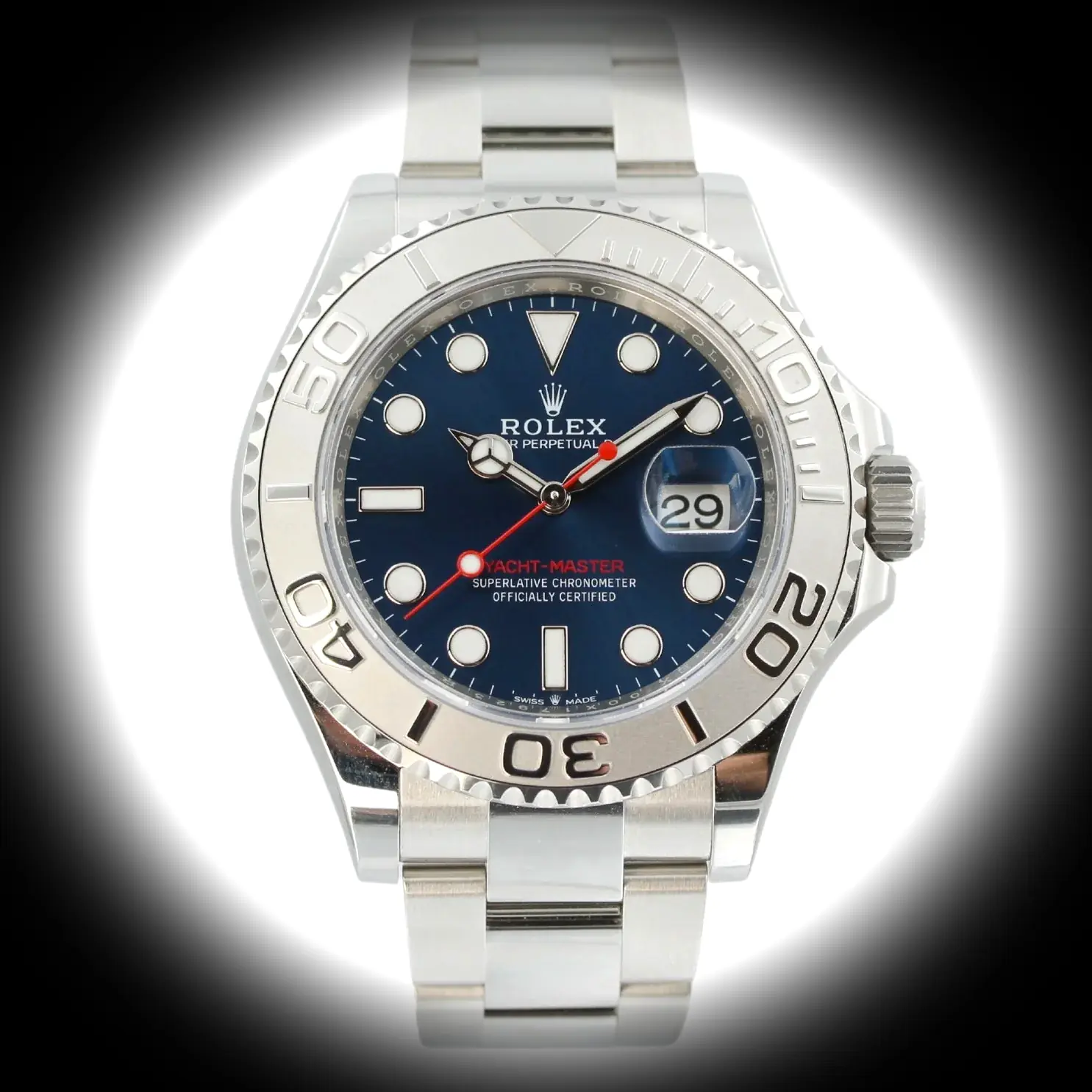 Rolex Yacht-Master 40mm Blau Zifferblatt 126622