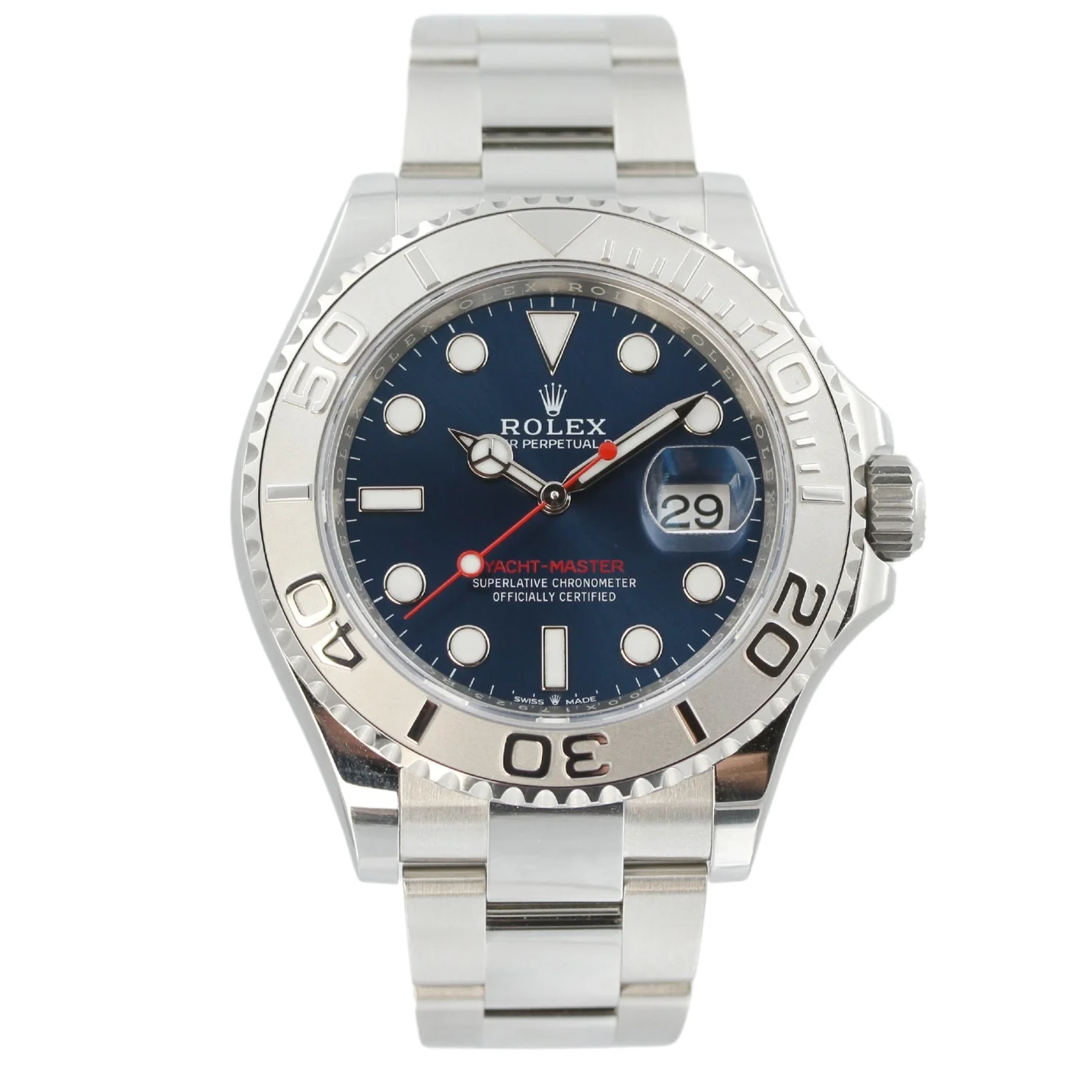 Rolex Yacht-Master 40mm Blau Zifferblatt 126622