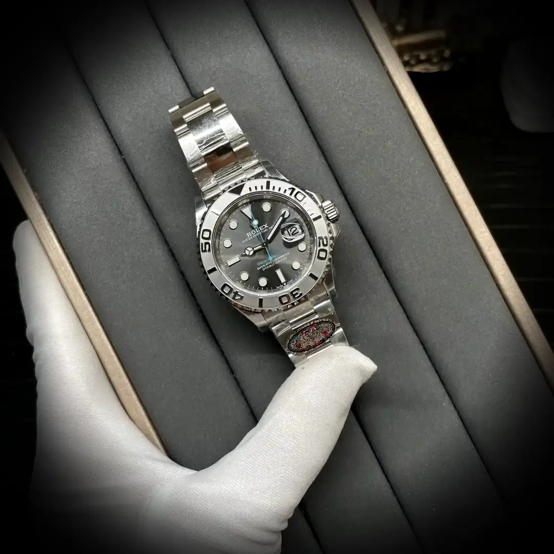 Yacht-Master 126622 Schweizer Klon 40mm — Zifferblatt-Nahaufnahme