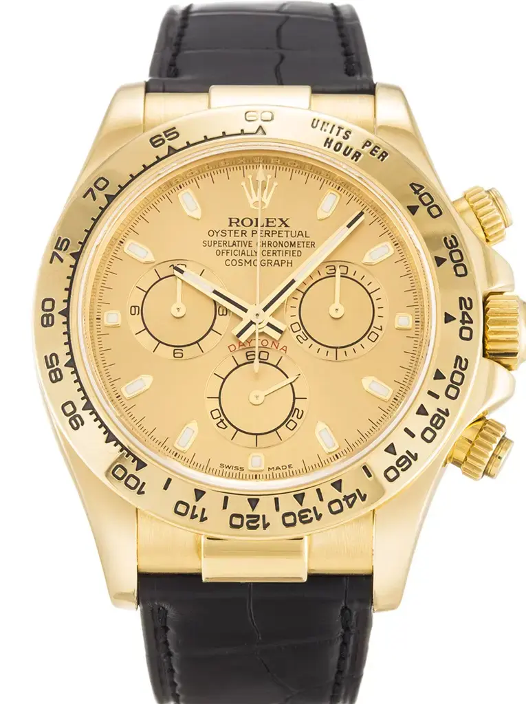 Rolex Daytona 40mm Champagner Zifferblatt 116518