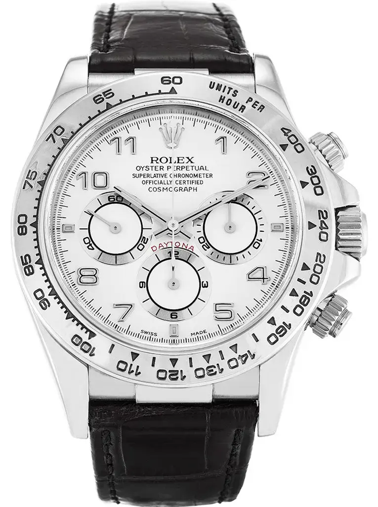 Rolex Daytona 40mm Weiß Zifferblatt 16519