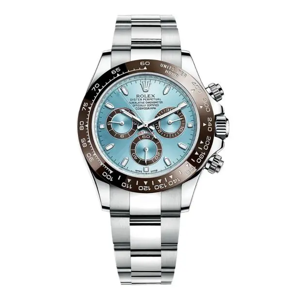 Rolex Daytona 40mm Eis Blau Zifferblatt 116506 Platinum