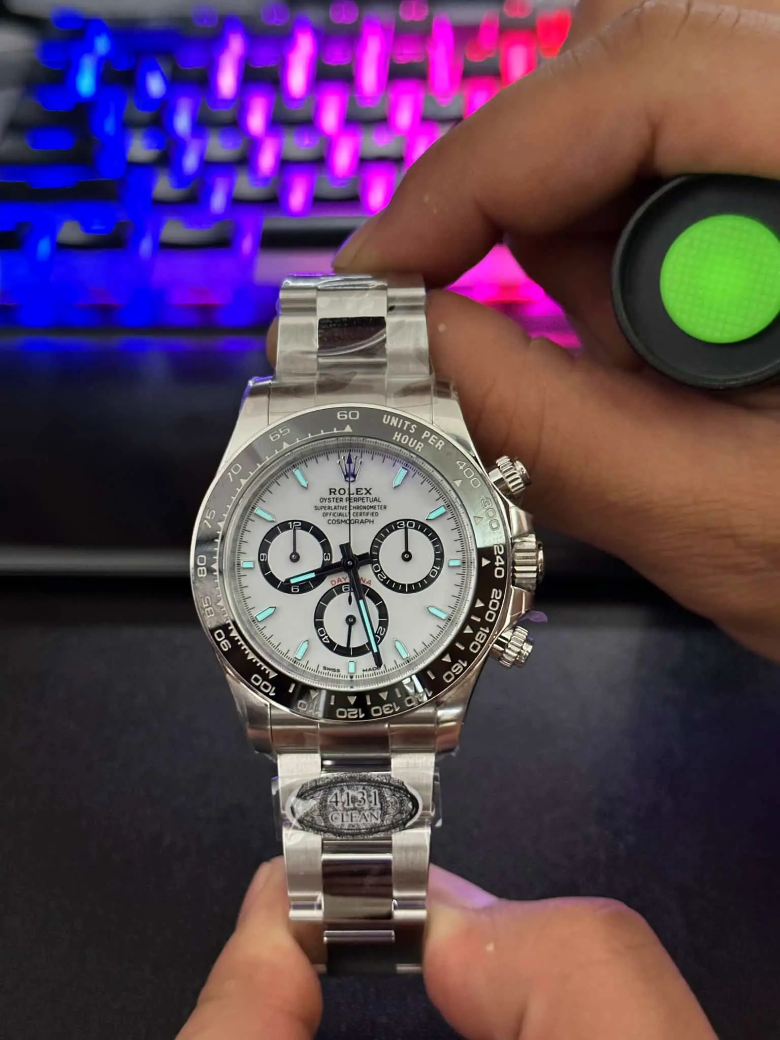 daytona 126500LN Super Clone — Handgelenksaufnahme