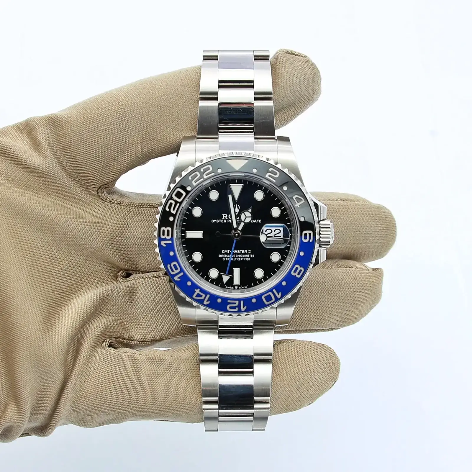 gmt-master 126710BLNR Super Clone - Seitenansicht