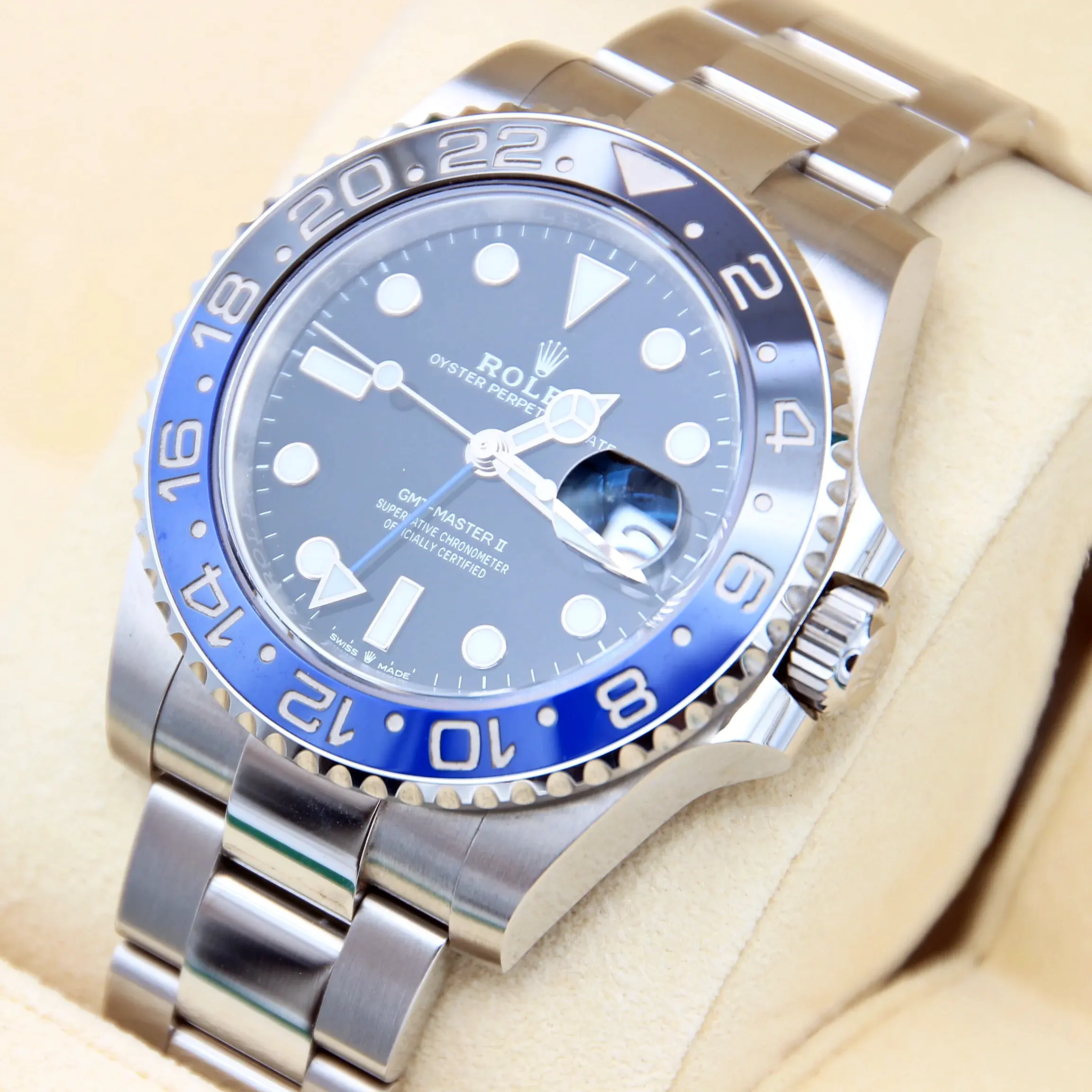 gmt-master 126710BLNR Super Clone - Gehäusebodenansicht