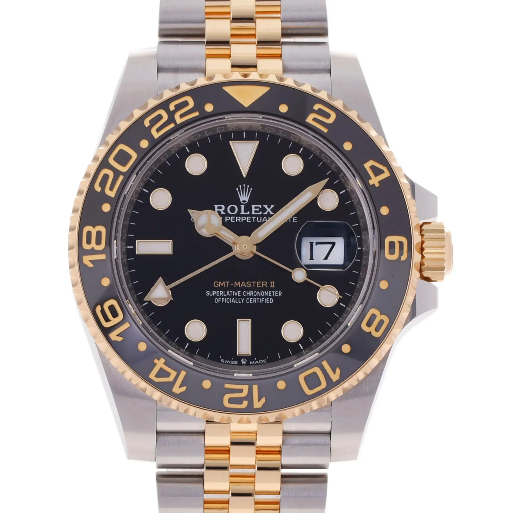 gmt-master 126713GRNR Super Clone - Seitenansicht