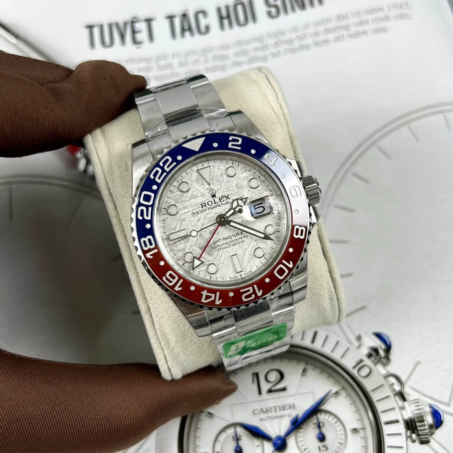 gmt-master 126719BLRO Super Clone - Gehäusebodenansicht