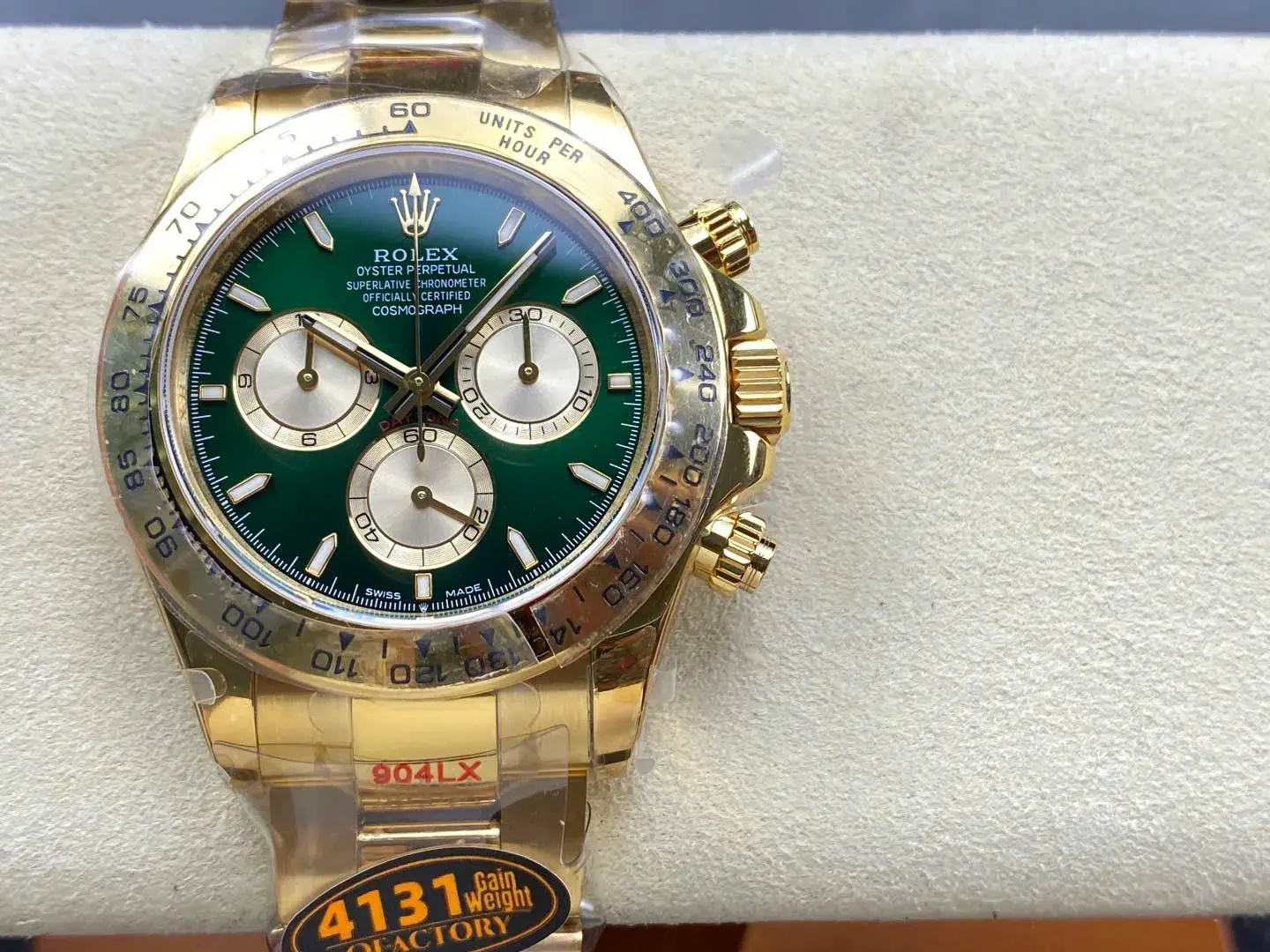 daytona 126508 Super Clone — Gehäusebodenansicht