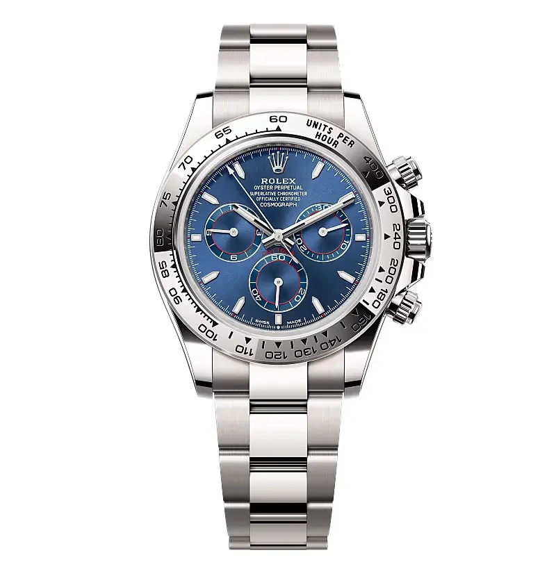 Rolex Daytona 126509 Bright Blau Zifferblatt Weißgold