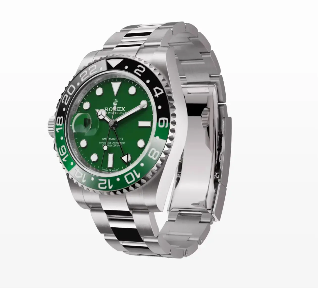 gmt-master 126729VTNR Super Clone - Gehäusebodenansicht