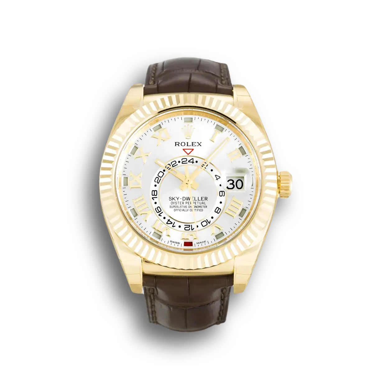Rolex Sky-Dweller 326138 Silber Zifferblatt 42mm