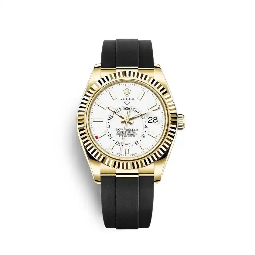 Rolex Sky-Dweller 326238 Weiß Zifferblatt 42mm