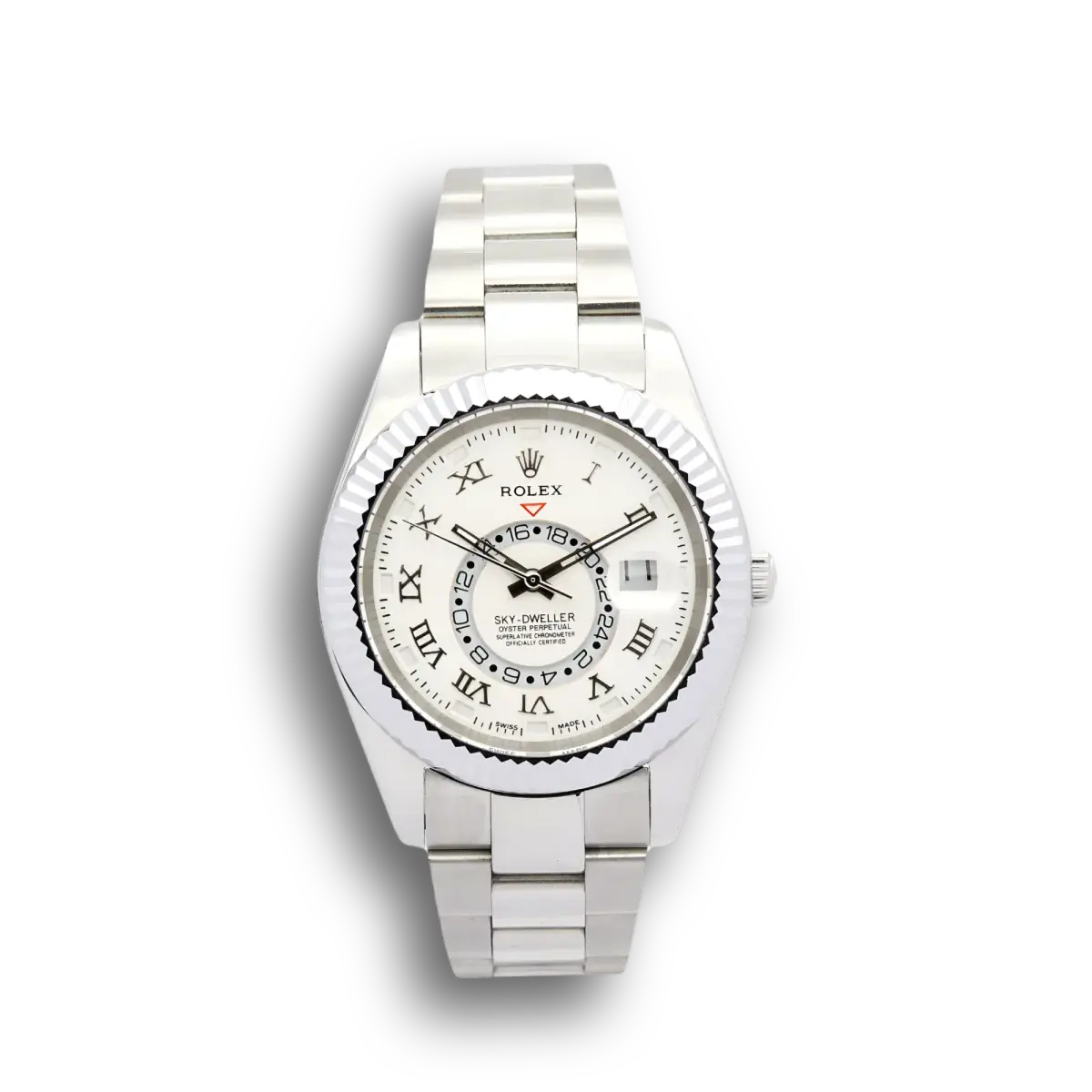 Rolex Sky-Dweller 326938 Weiß Zifferblatt 42mm