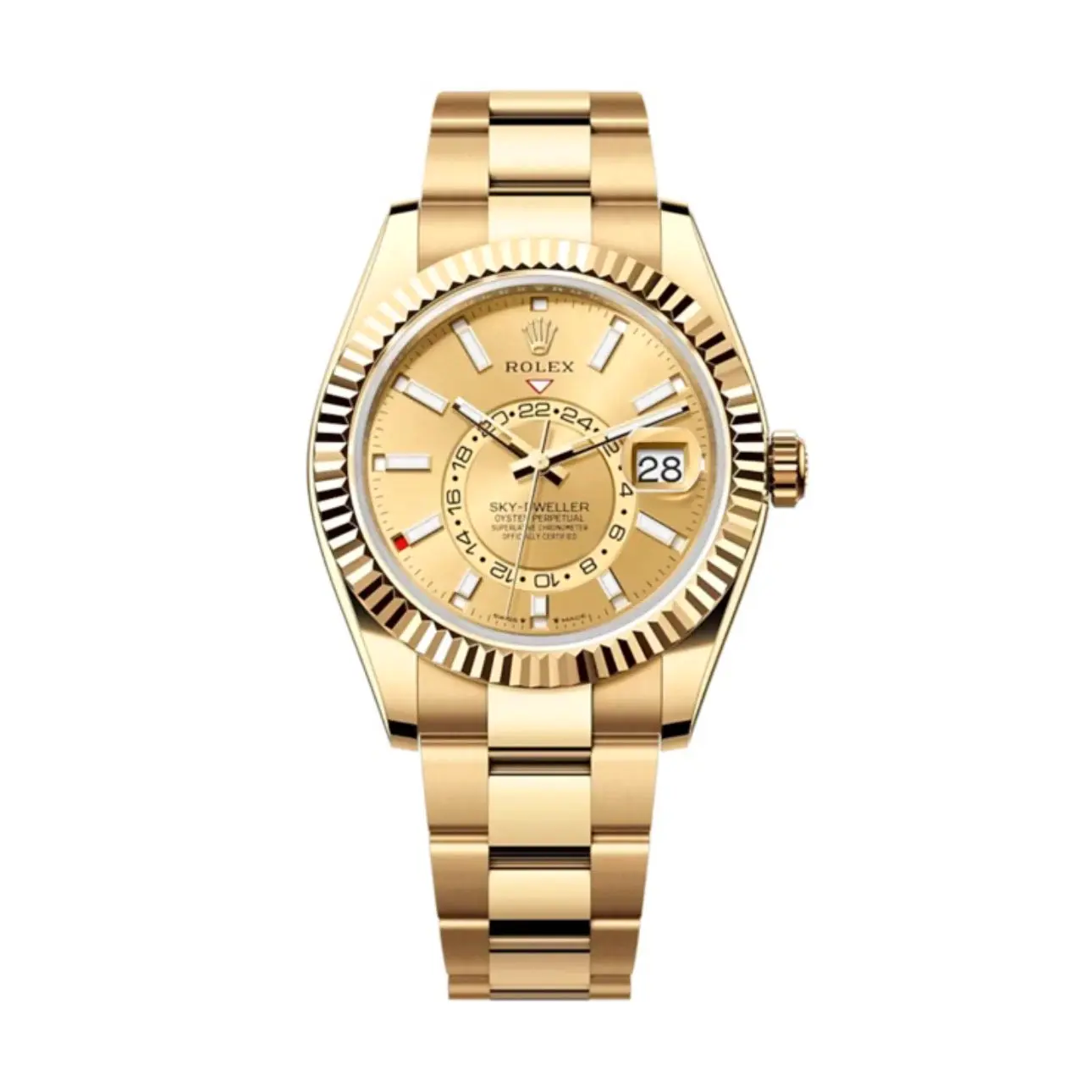 Rolex Sky-Dweller 42mm Champagner Zifferblatt Everose Ref. 336938