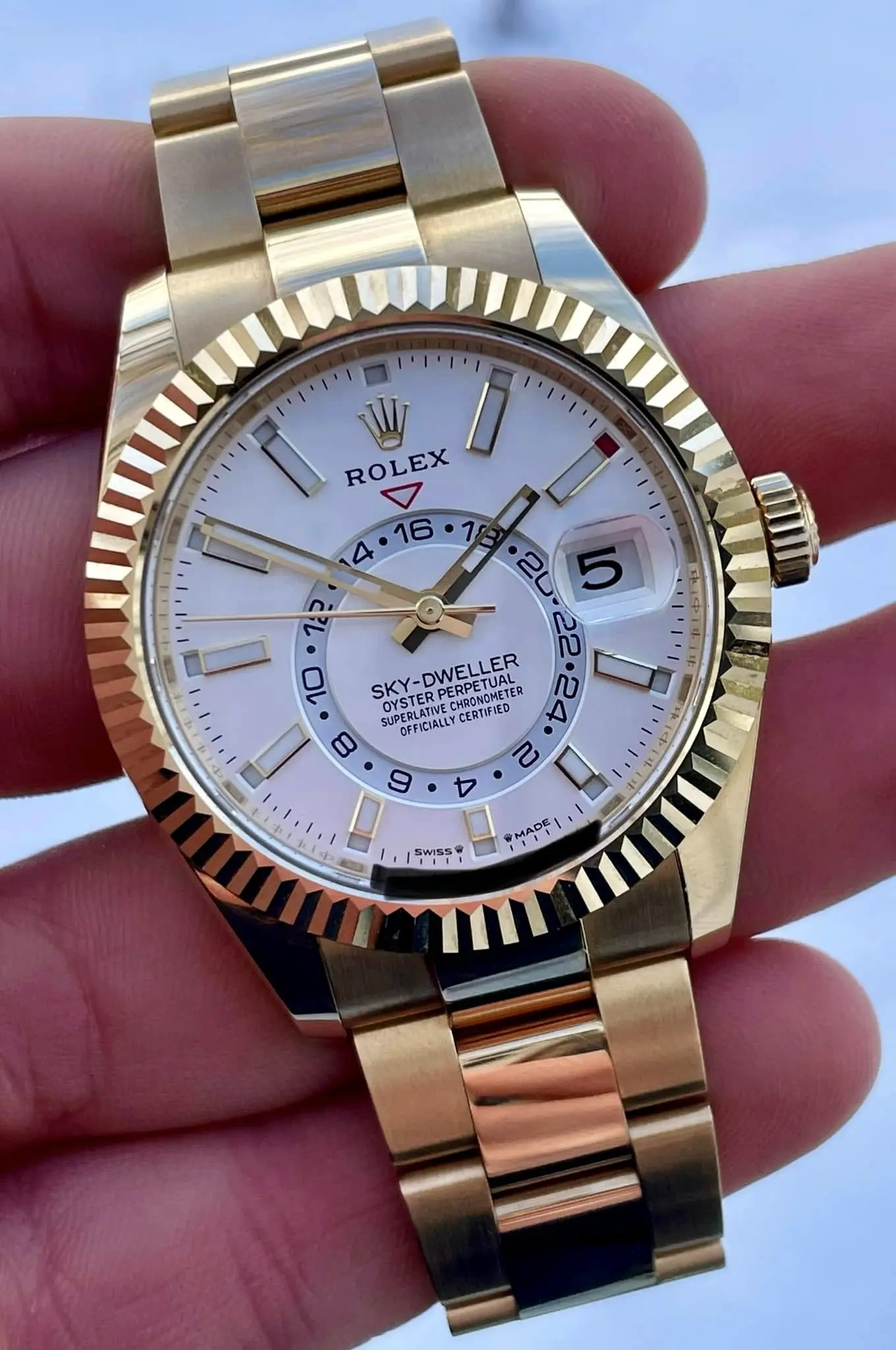 sky-dweller 336938 Super Clone - Gehäusebodenansicht