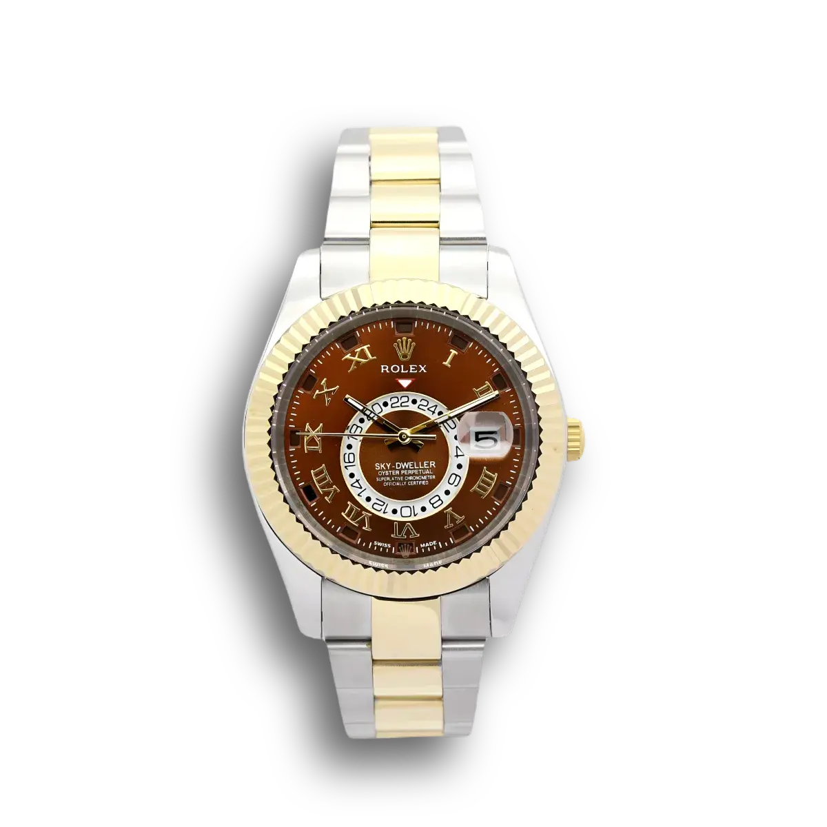 Rolex Sky-Dweller 326938 Braun Zifferblatt 42mm
