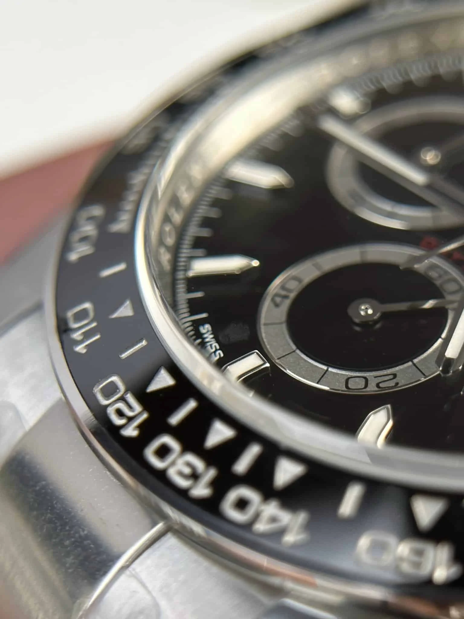 Rolex Daytona Super Clone 126500LN am Handgelenk getragen