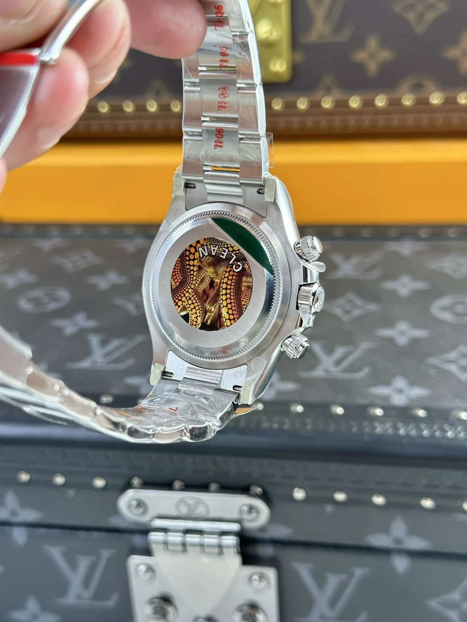 Rolex Daytona Super Clone 126500LN Panda, Saphirglas mit weißen Indices