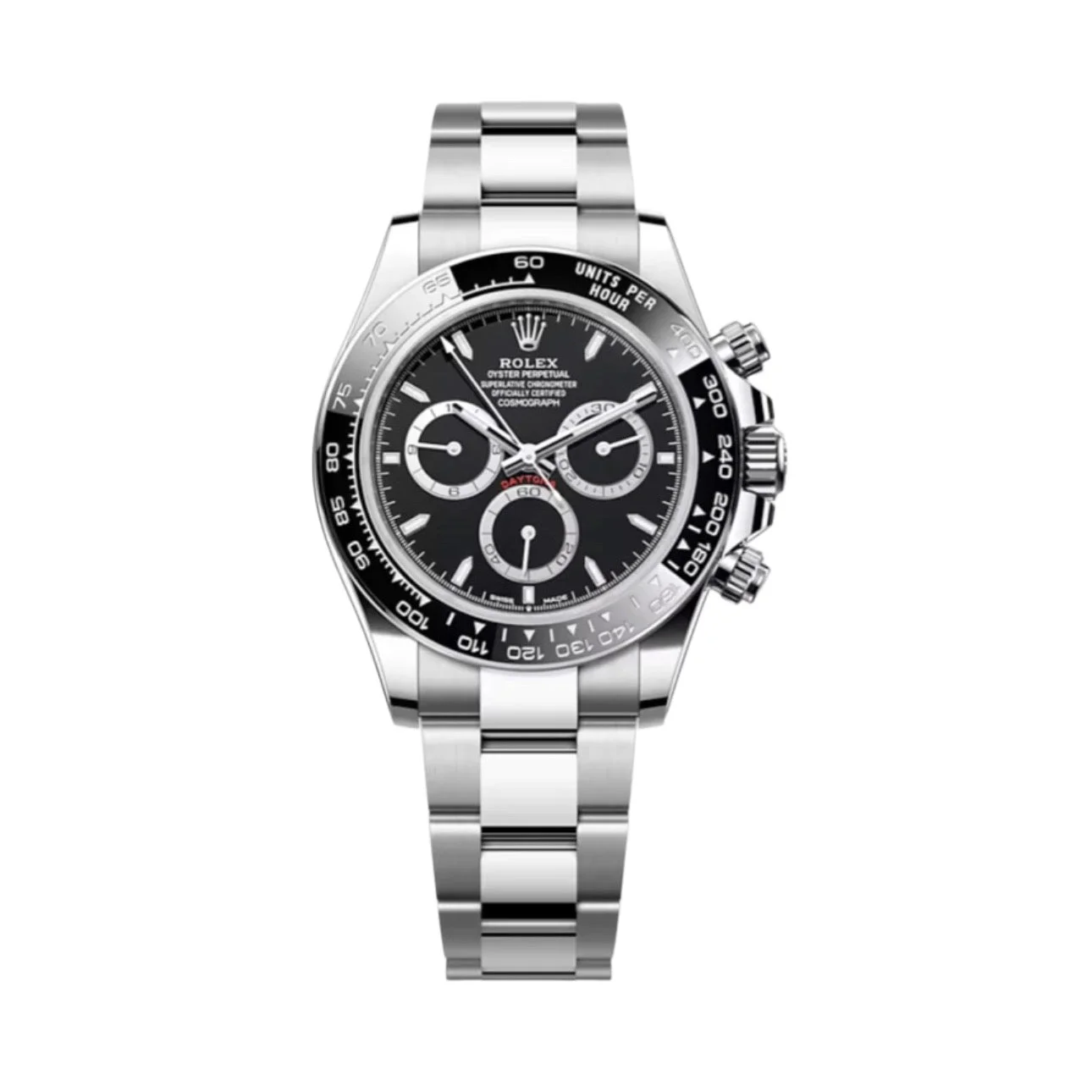Rolex Daytona "Godzilla" 126500LN: Schwarzes Zifferblatt mit Keramik-Tachymeter