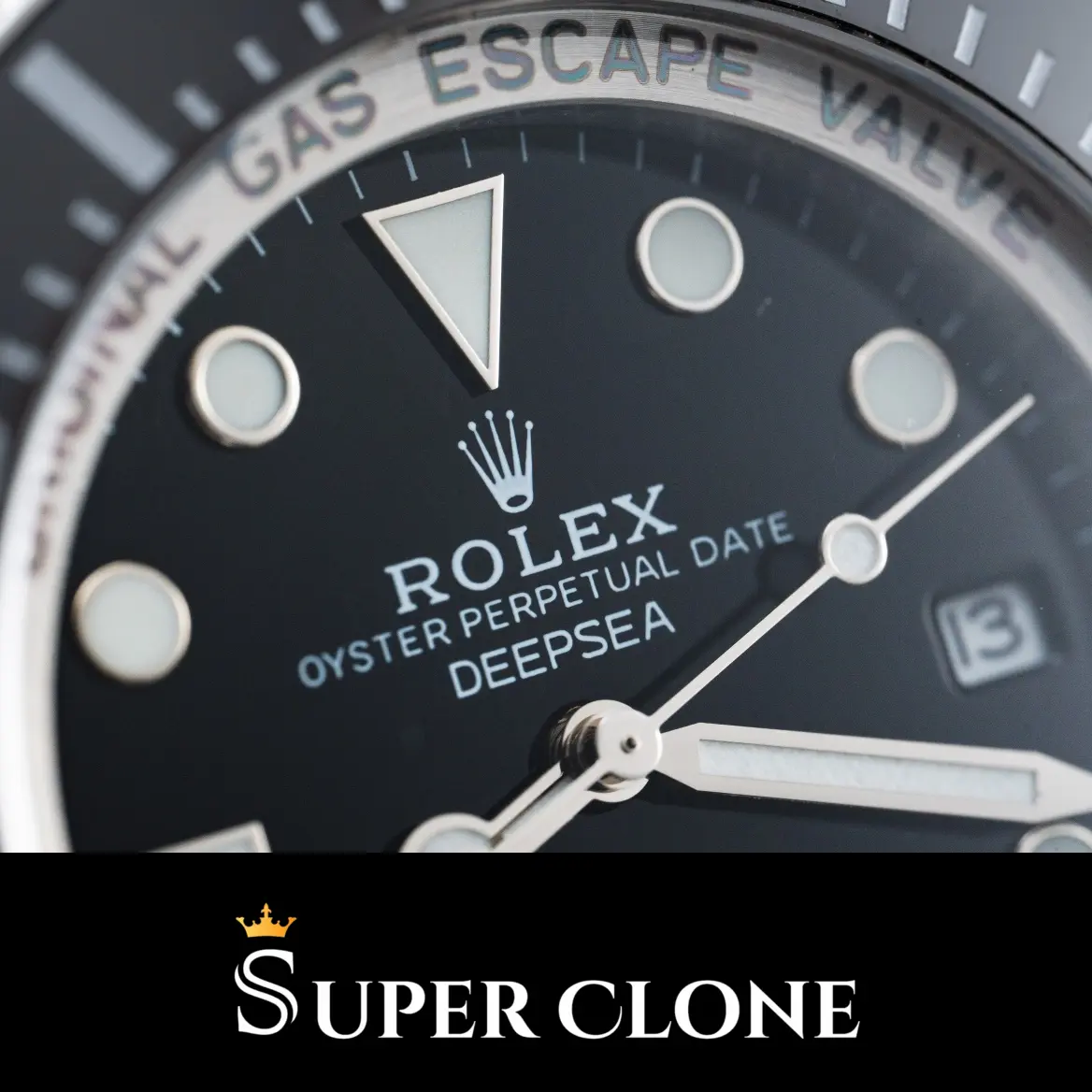 Rolex Deepsea Hommage 126660, Cerachrom-Keramiklünette im Detail