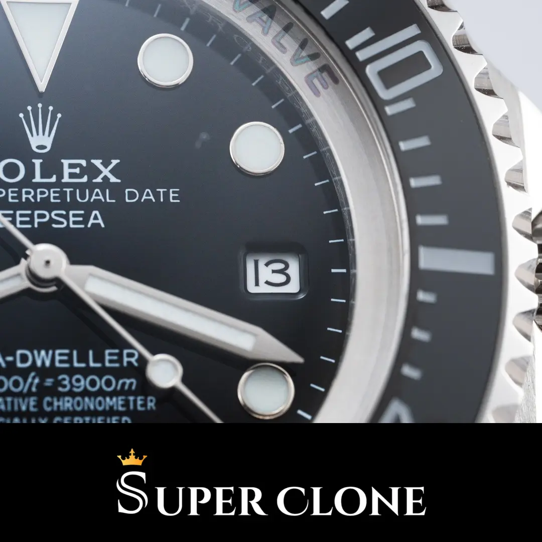 Rolex Deepsea Replica 126660, Chromalight-Indizes und Mercedes-Zeiger