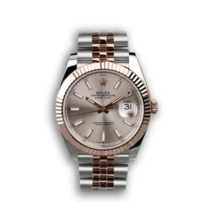 Rolex Datejust 126331 41mm Rosa Gold Zifferblatt Automatikuhr - Frontansicht