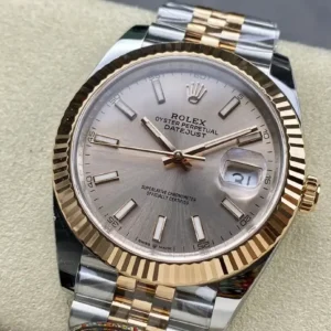 Rolex Datejust 126331 41mm Rosa Gold Zifferblatt Automatikuhr - Armband Detail