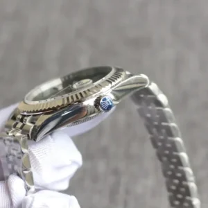 Rolex Datejust 126331 41mm Schiefer Set Zifferblatt Automatikuhr - Krone und Luenette