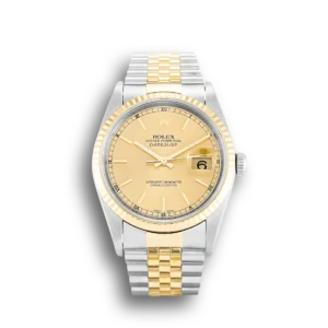 Rolex Datejust 16233 36mm Champagner Zifferblatt Automatikuhr - Frontansicht