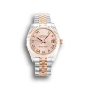 Rolex Datejust 178271 Mid-Size 31mm Rosa Zifferblatt Automatikuhr - Frontansicht