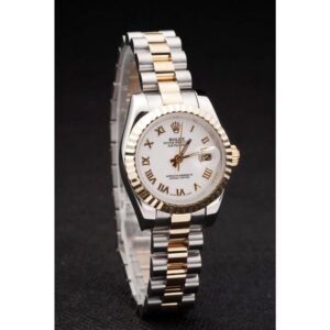 Rolex Datejust 26mm Weiss Zifferblatt SRL104 Automatikuhr - Seitenansicht