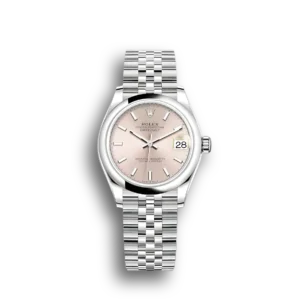 Rolex Datejust 278240 31mm Rosa Zifferblatt Automatikuhr - Frontansicht