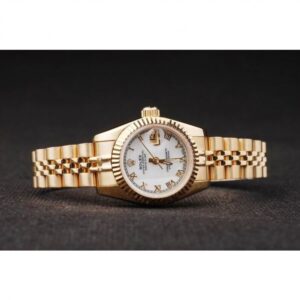 Rolex Datejust 28mm Weiss Zifferblatt SRL100 Automatikuhr - Gehaeuse Ansicht