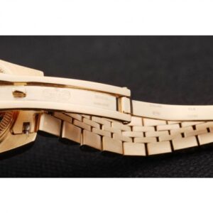 Rolex Datejust 28mm Weiss Zifferblatt SRL100 Automatikuhr - Krone und Luenette