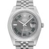 Rolex Datejust 41mm Rhodium Zifferblatt 126300 “Wimbledon” Jubilee Automatikuhr - Frontansicht