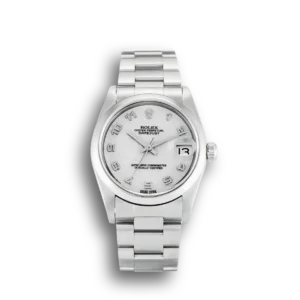 Rolex Datejust 68240 Mid-Size 30mm Elfenbein Jubilee Zifferblatt Automatikuhr - Frontansicht