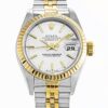 Rolex Datejust 79173 26mm Weiss Zifferblatt Automatikuhr - Frontansicht