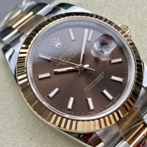 Rolex Datejust m126331 41mm Schokolade Zifferblatt Automatikuhr - Seitenansicht