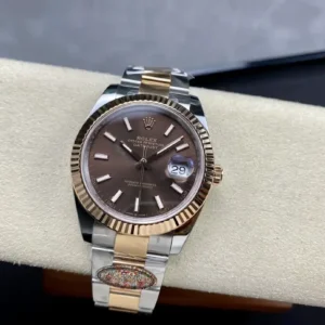 Rolex Datejust m126331 41mm Schokolade Zifferblatt Automatikuhr - Gehaeuse Ansicht