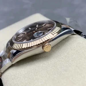 Rolex Datejust m126331 41mm Schokolade Zifferblatt Automatikuhr - Rueckseite